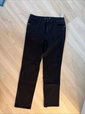 Old Navy Black Women's Straight-Leg Jeans